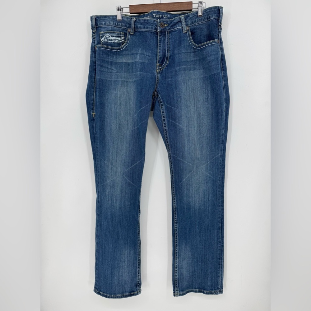 Cowgirl Tuff Women's Don't Fence Me In Jeans Plus Size Waist 38 + Length 35